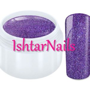 Purple Neon Glitter Effect-Gel 5ml - Image 1