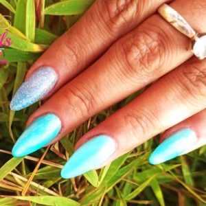 Blue Mermaid Glimmer Effect-Gel 5ml - Image 4